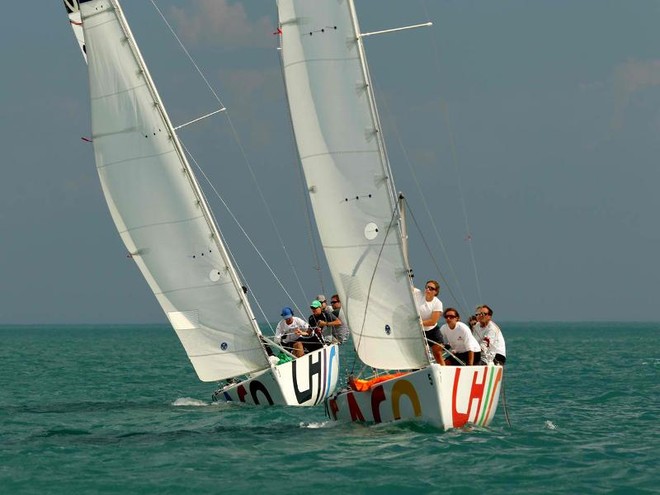 Funk v Macgregor in the Finals - CMRC Autumn Open B © Chicago Match Race Center